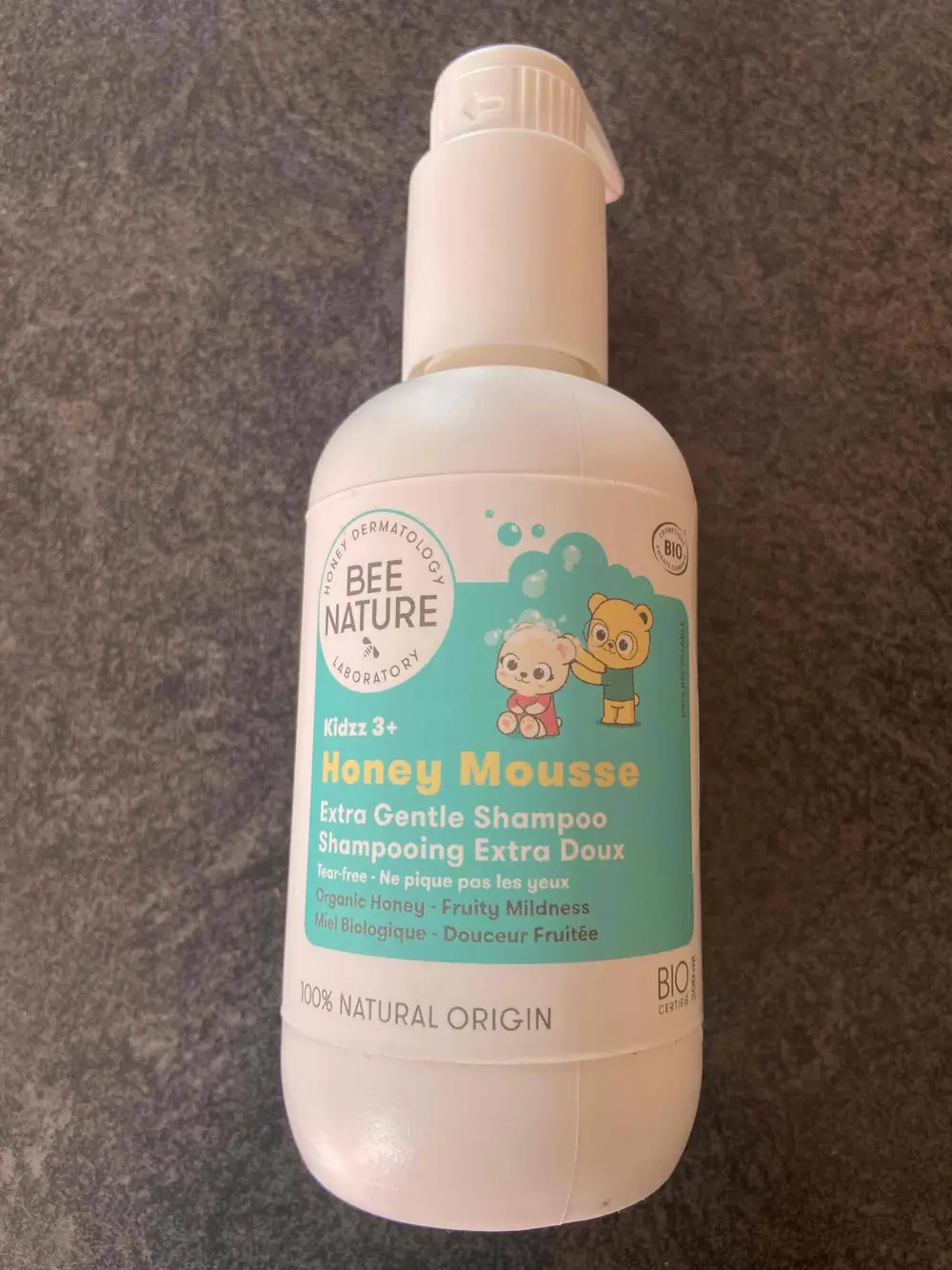 BEE NATURE - Honey mousse - Shampooing extra doux kidzz 3+