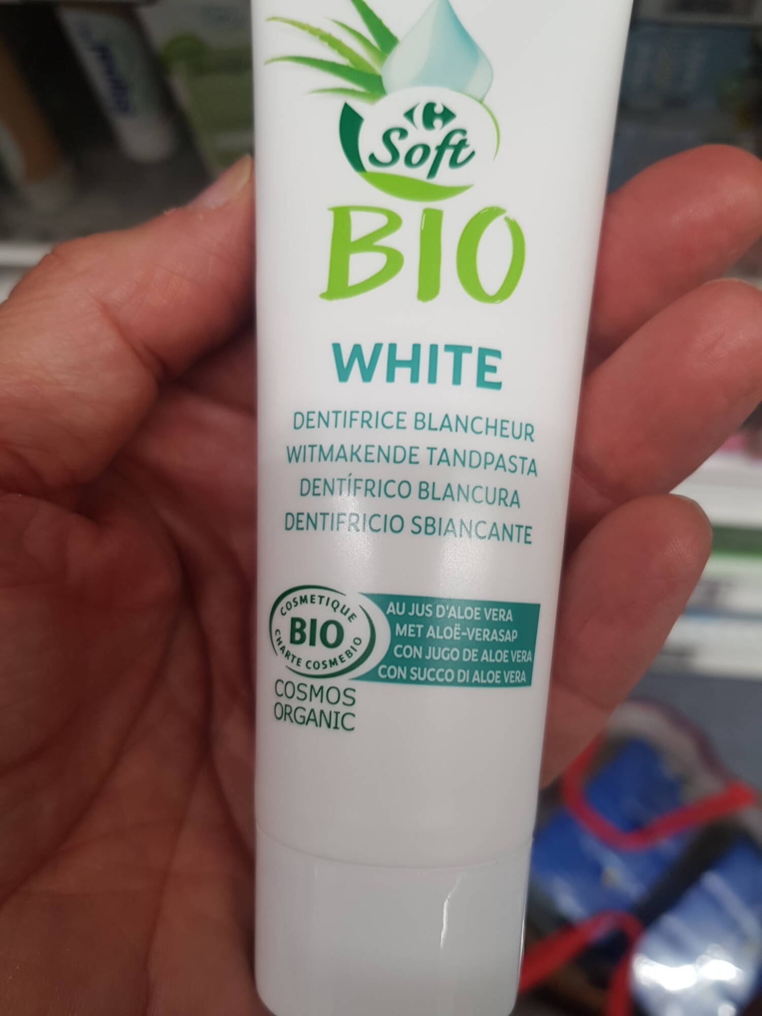 CARREFOUR SOFT - Bio white - Dentifrice blancheur bio