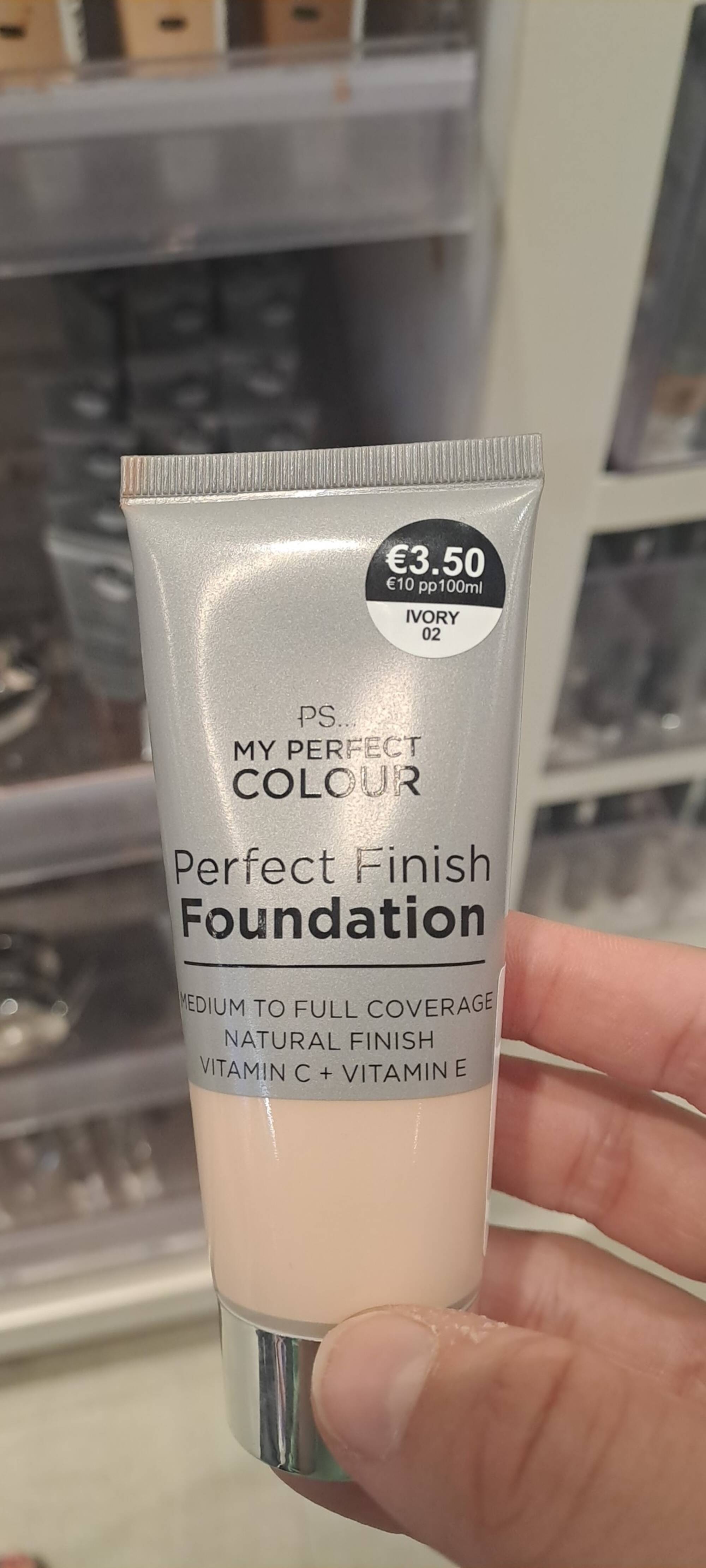 PRIMARK - PS...My perfect colour - Perfect finish foundation ivory 02