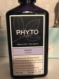 PHYTO - Violet - Shampooing déjaunissant
