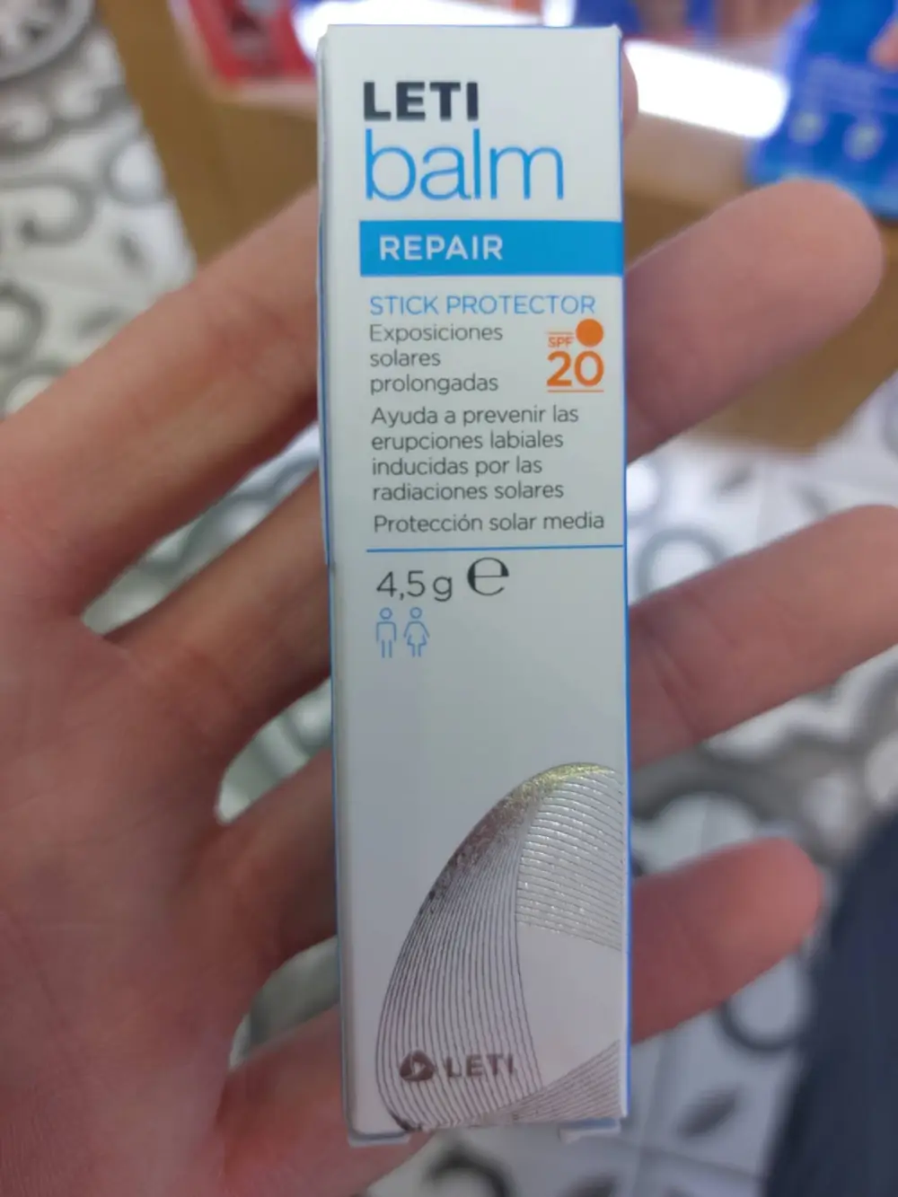LETI - Balm repair stick protector spf20