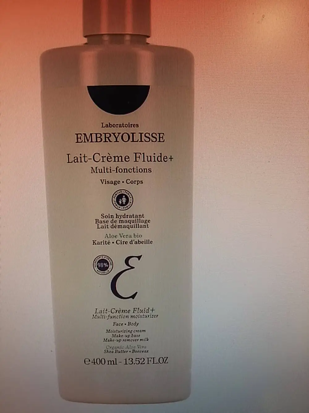 EMBRYOLISSE - Lait-crème fluide+