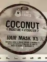 BEAR FRUITS - Coconut moisture et hydration - Masque capillaire x3