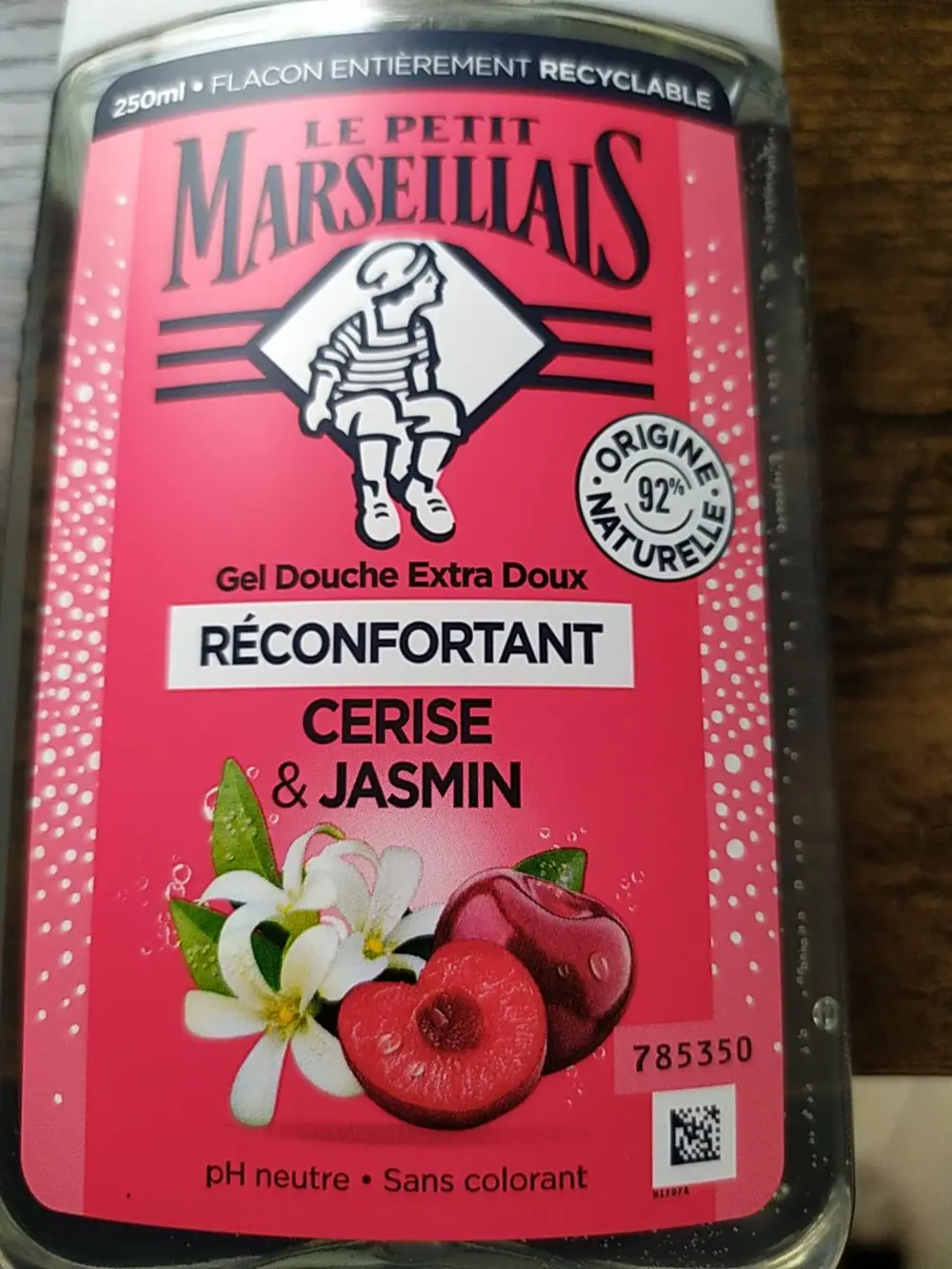 LE PETIT MARSEILLAIS - Réconfortant - Gel douche cerise & jasmin