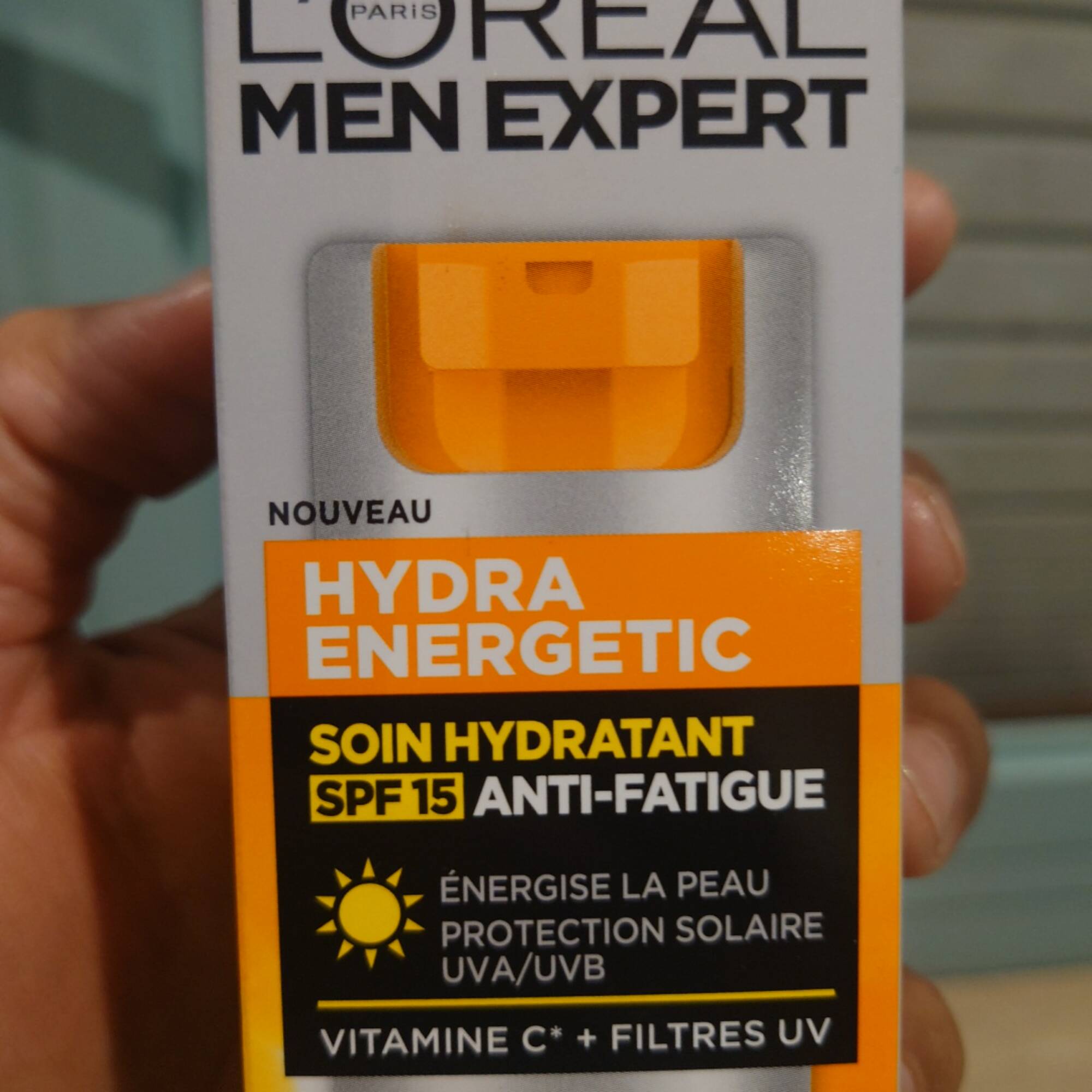 L'ORÉAL PARIS - Men expert Hydra energetic - Soin hydratant SPF 15 anti-fatigue