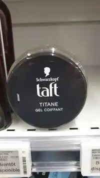 SCHWARZKOPF - Taft titane - Gel coiffant
