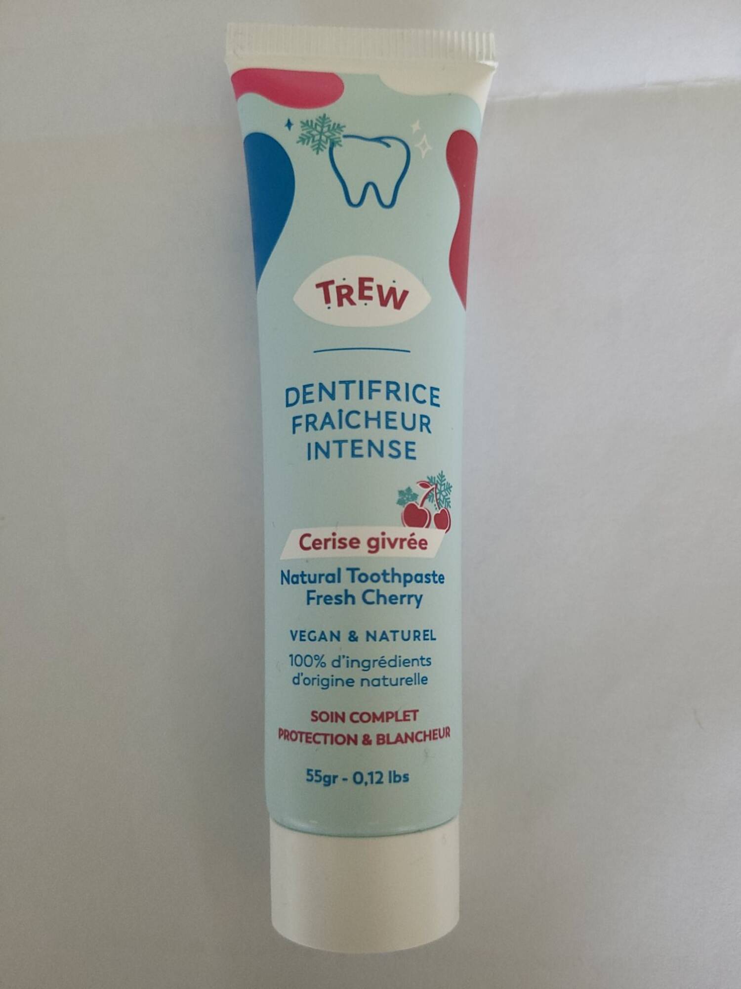 TREW - Dentifrice fraîcheur intense cerise givrée