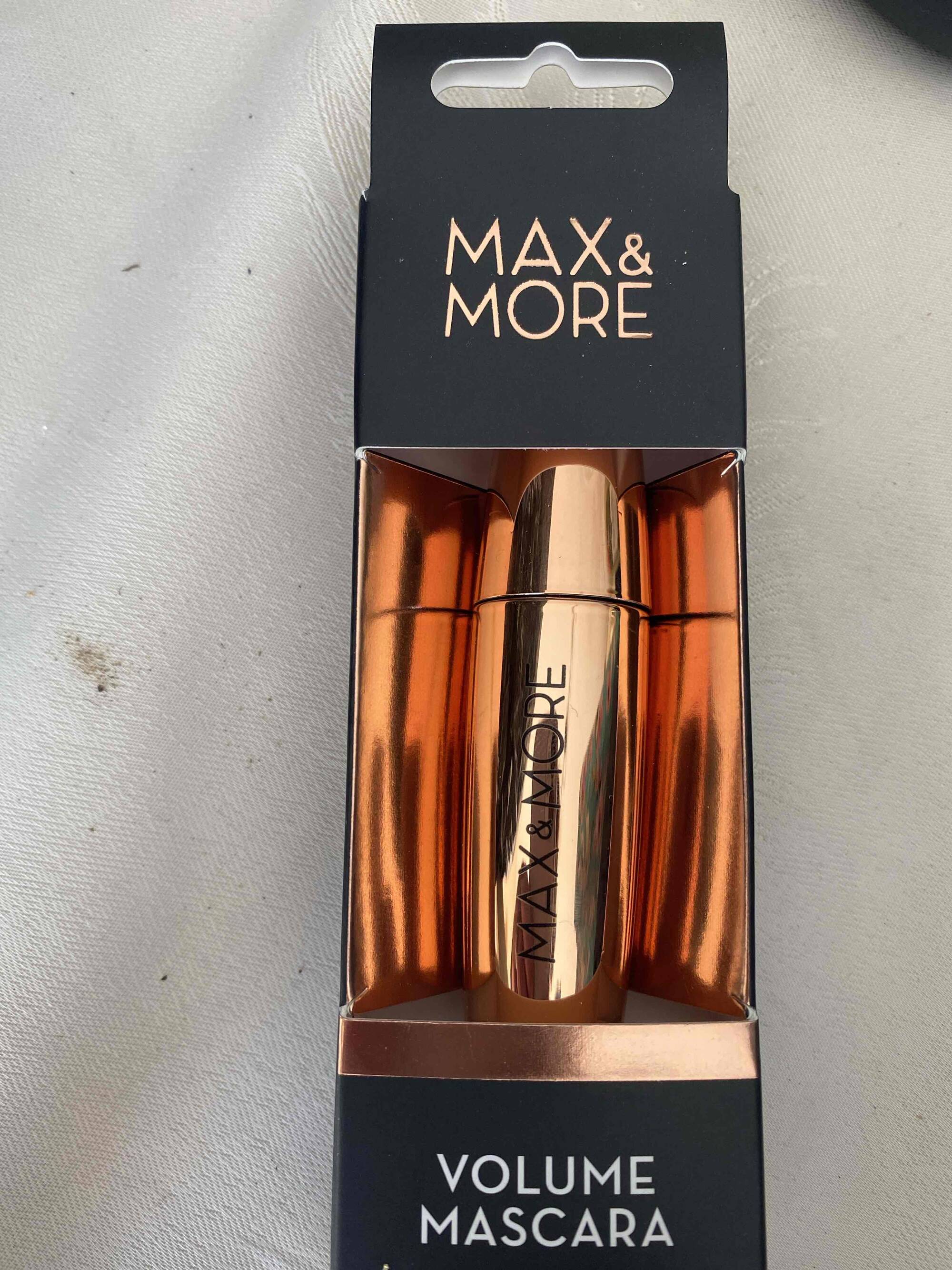 MAX & MORE - Mascara volume