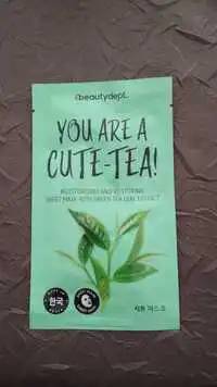 THE BEAUTY DEPT - You are a cute-tea - Sheet mask