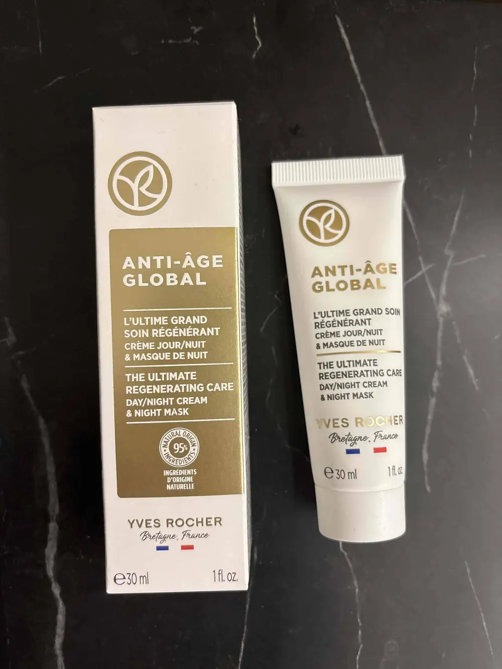 YVES ROCHER - Anti-âge global - L'ultime Grand Soin Régénérant Crème Jour/Nuit et Masque de Nuit