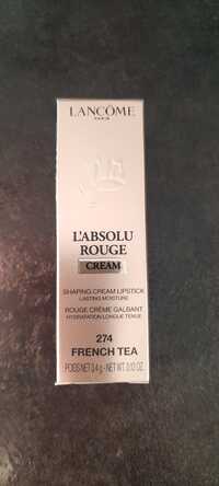 LANCÔME - L'Absolu rouge crème galbant 274 french tea