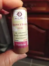 SAVONNERIE DES COLLINES - Baume à lèvres solide framboise