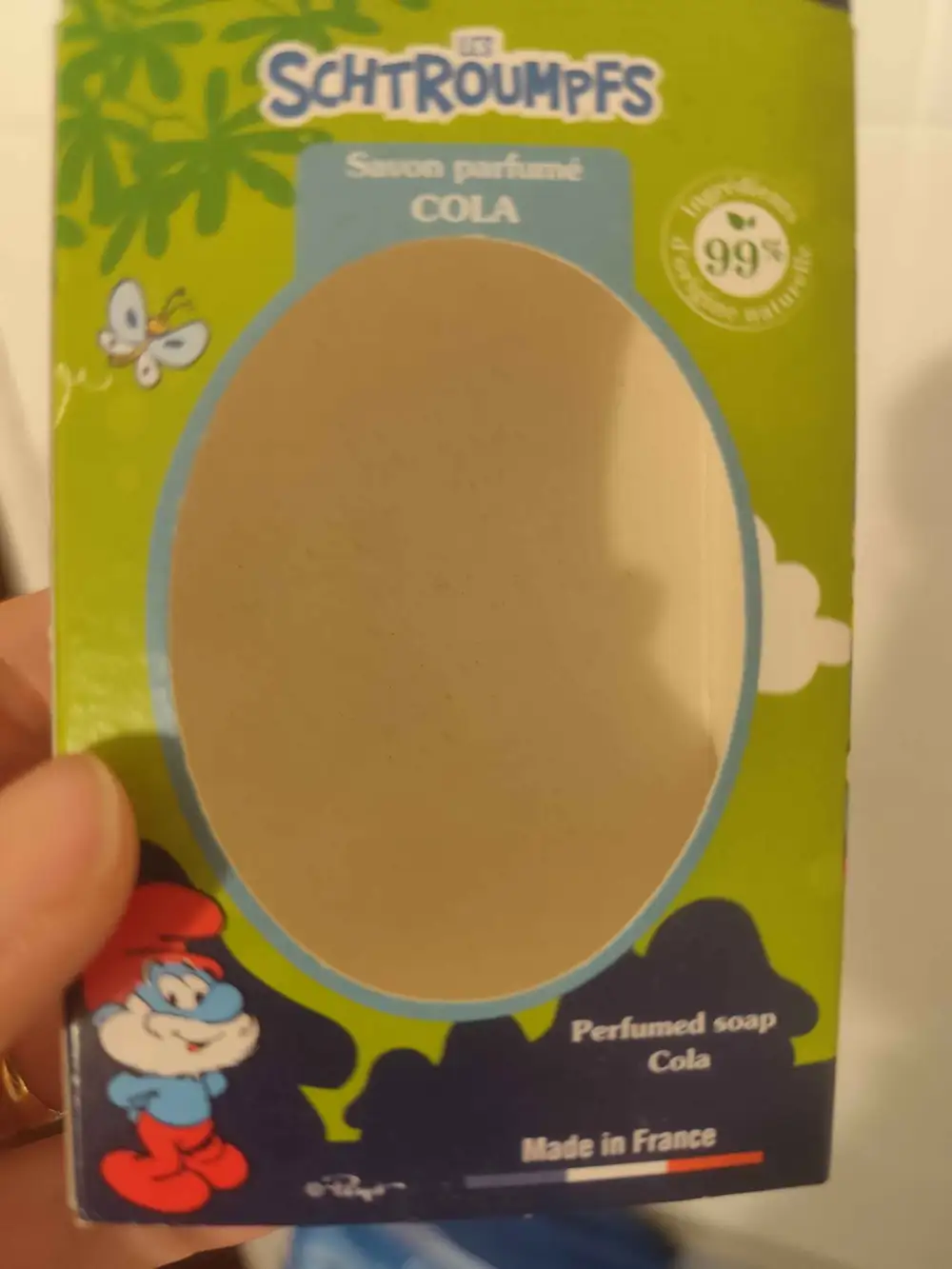 PLASTOY - Les schtroumpfs - Savon parfumé cola