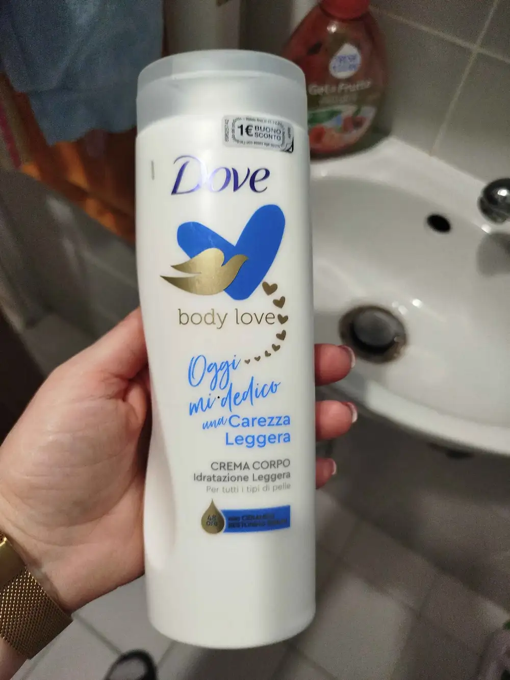 DOVE - Body love - Crema corpo idratazione leggera