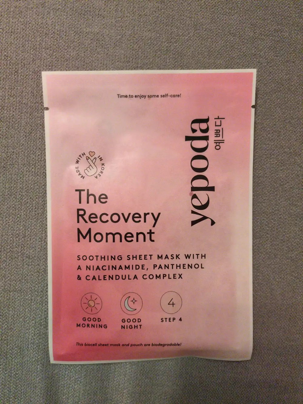 YEPODA - The recovery moment - Soothing sheet mask