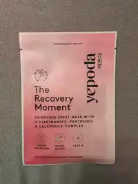 YEPODA - The recovery moment - Soothing sheet mask