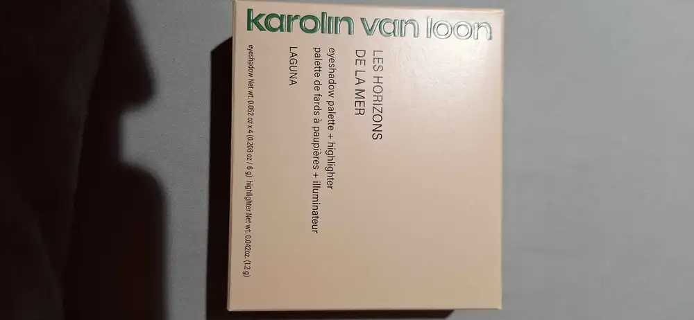 KAROLIN VAN LOON - Les horizons de la mer - Palette de fard à paupières + illuminateur