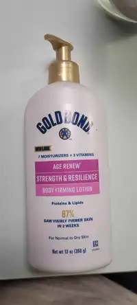 GOLD BOND - Age renew - Body firming lotion strength & resilience