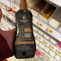 AUSTRALIEN GOLD - Instant bronzer - Spray gel sunscreen SPF50