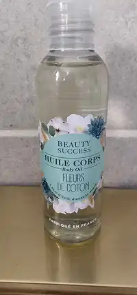 BEAUTY SUCCESS - Huile corps fleurs de coton