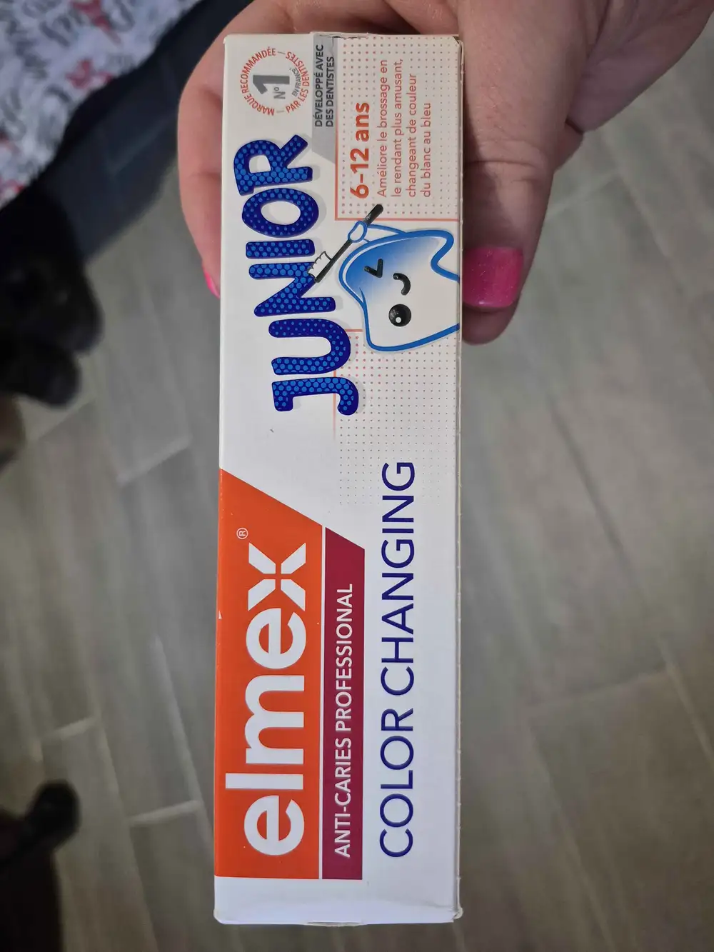 ELMEX - Color changing junior - Dentifrice anti-caries