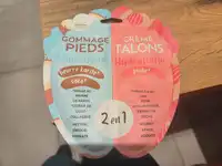 FRENCH TENDANCE - Gommage pieds - Crème talons 2 en 1