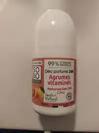 SO'BIO ÉTIC - Déo parfumé 24h agrumes vitaminés