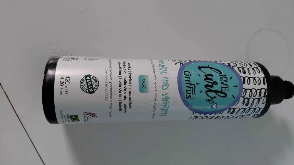 GRIFFUS LOVE CURLS - Natural et vibrant - Crème  coiffante