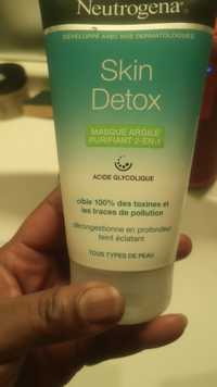NEUTROGENA - Skin detox - Masque argile purifiant 2-en-1