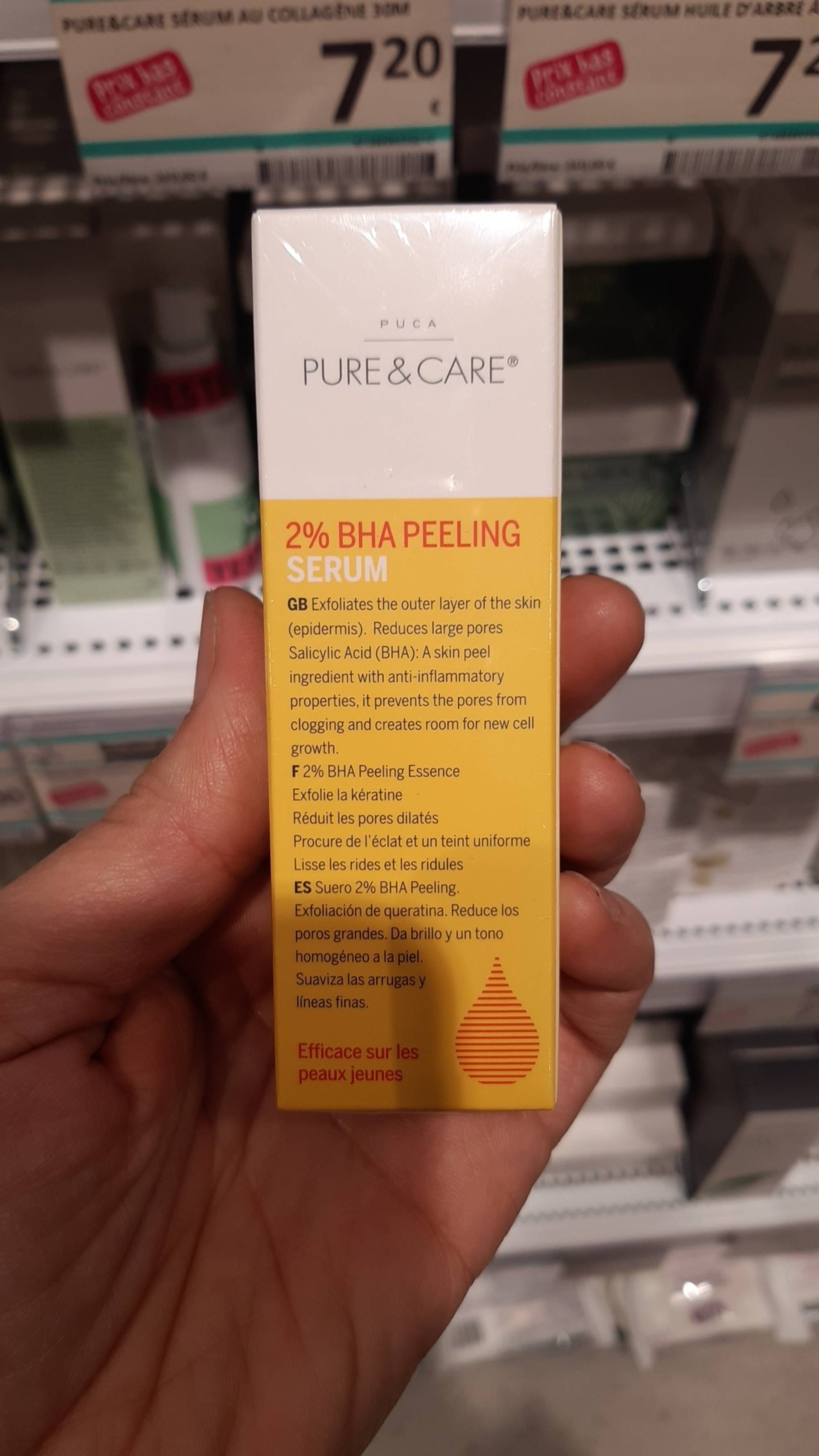 PURE & CARE - 2% BHA peeling - Serum