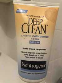 NEUTROGENA - Deep clean - Crème nettoyante à l'eau