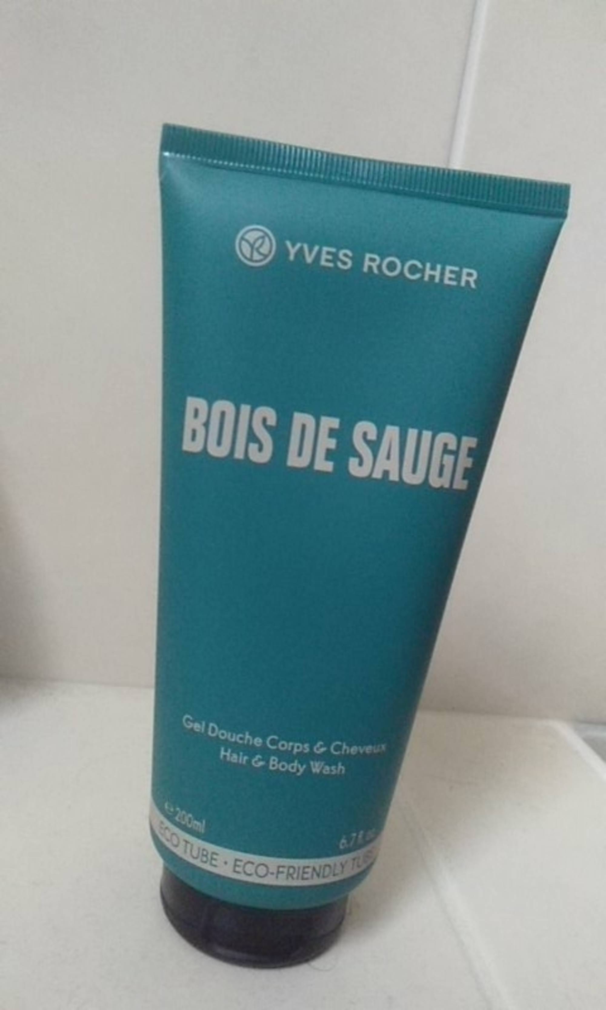 YVES ROCHER - Bois de sauge - Gel douche corps & cheveux