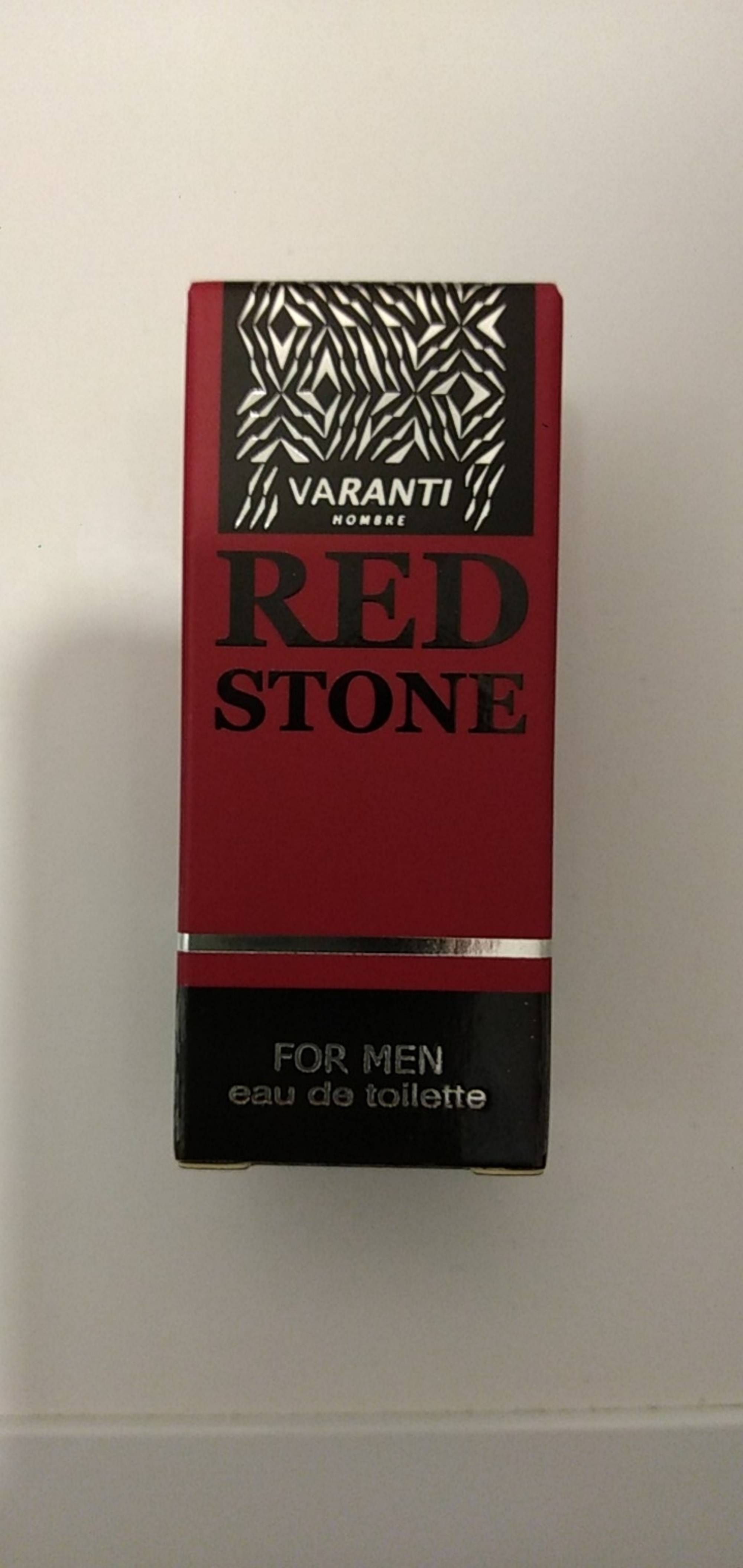 VARANTI HOMBRE - Red stone for men - Eau de toilette