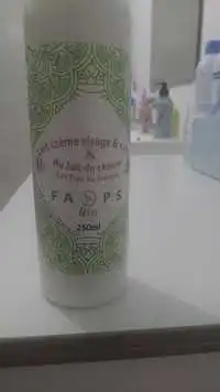 FAOPS BIO - Lait crème visage et corps au lait de chèvre