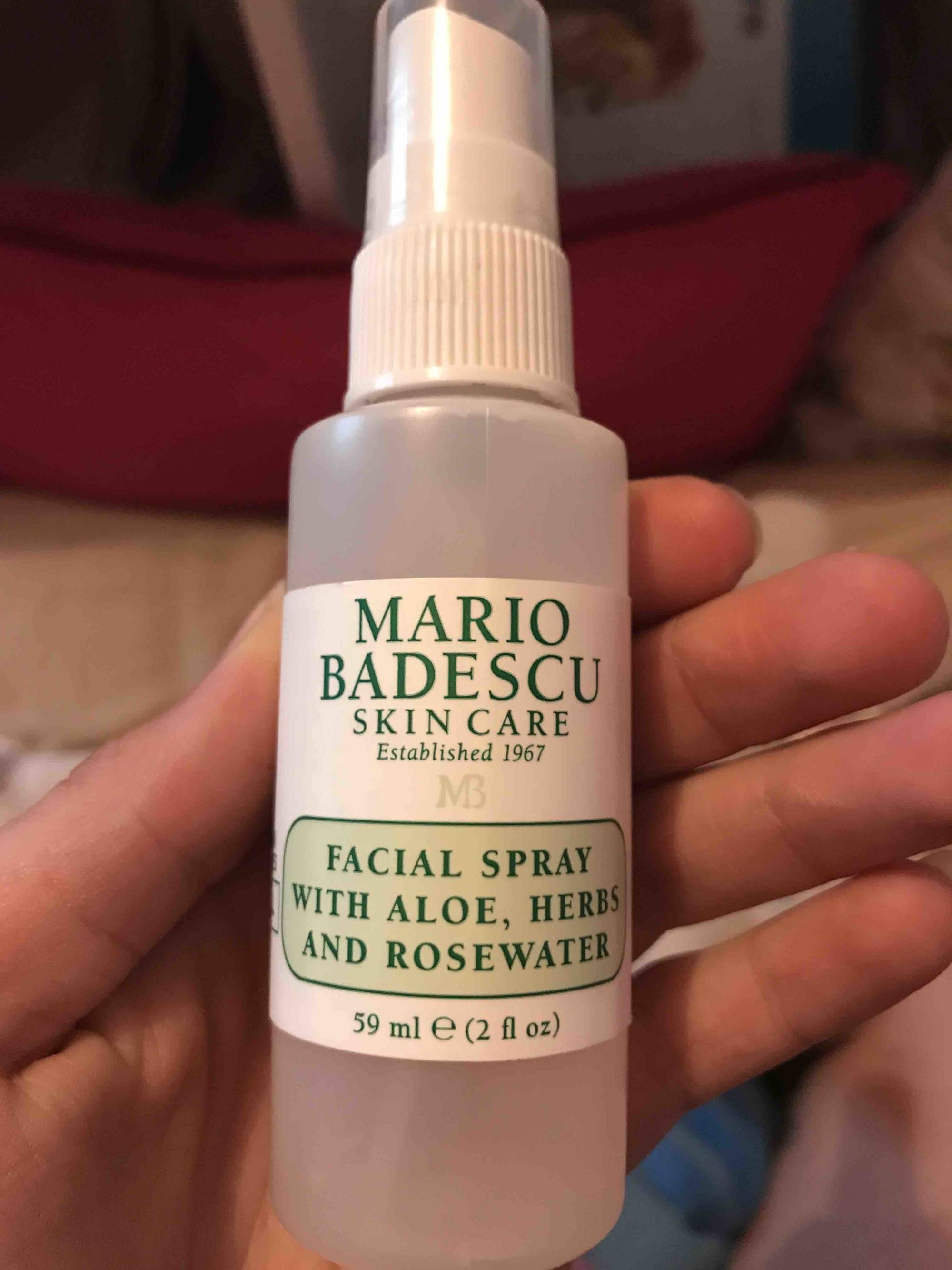 MARIO BADESCU -  Facial spray with aloe, herbs and rosewater