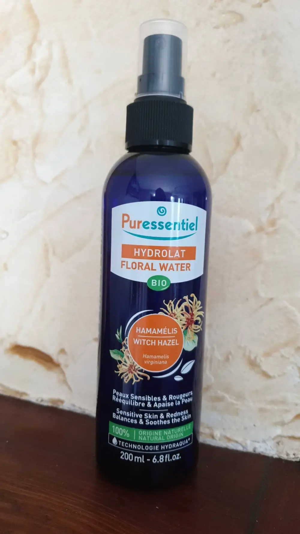 PURESSENTIEL - Hydrolat - Floral water bio hamamélis 