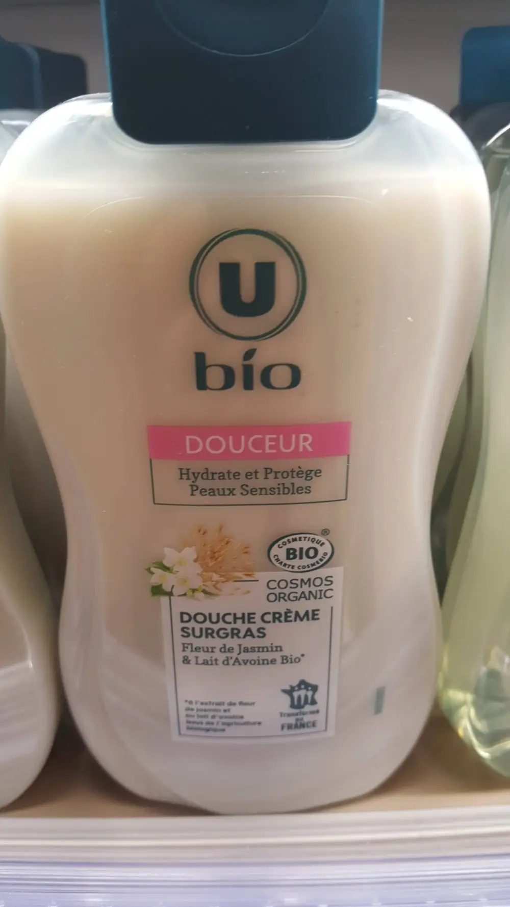 BY U - MAGASINS U - U bio douceur - Douche crème surgras