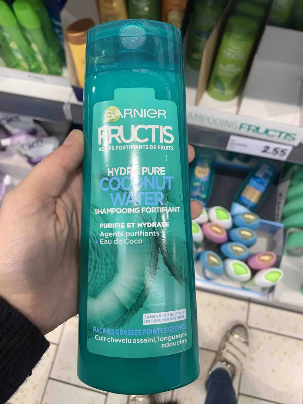 GARNIER - Fructis coconut water - Shampooing fortifiant