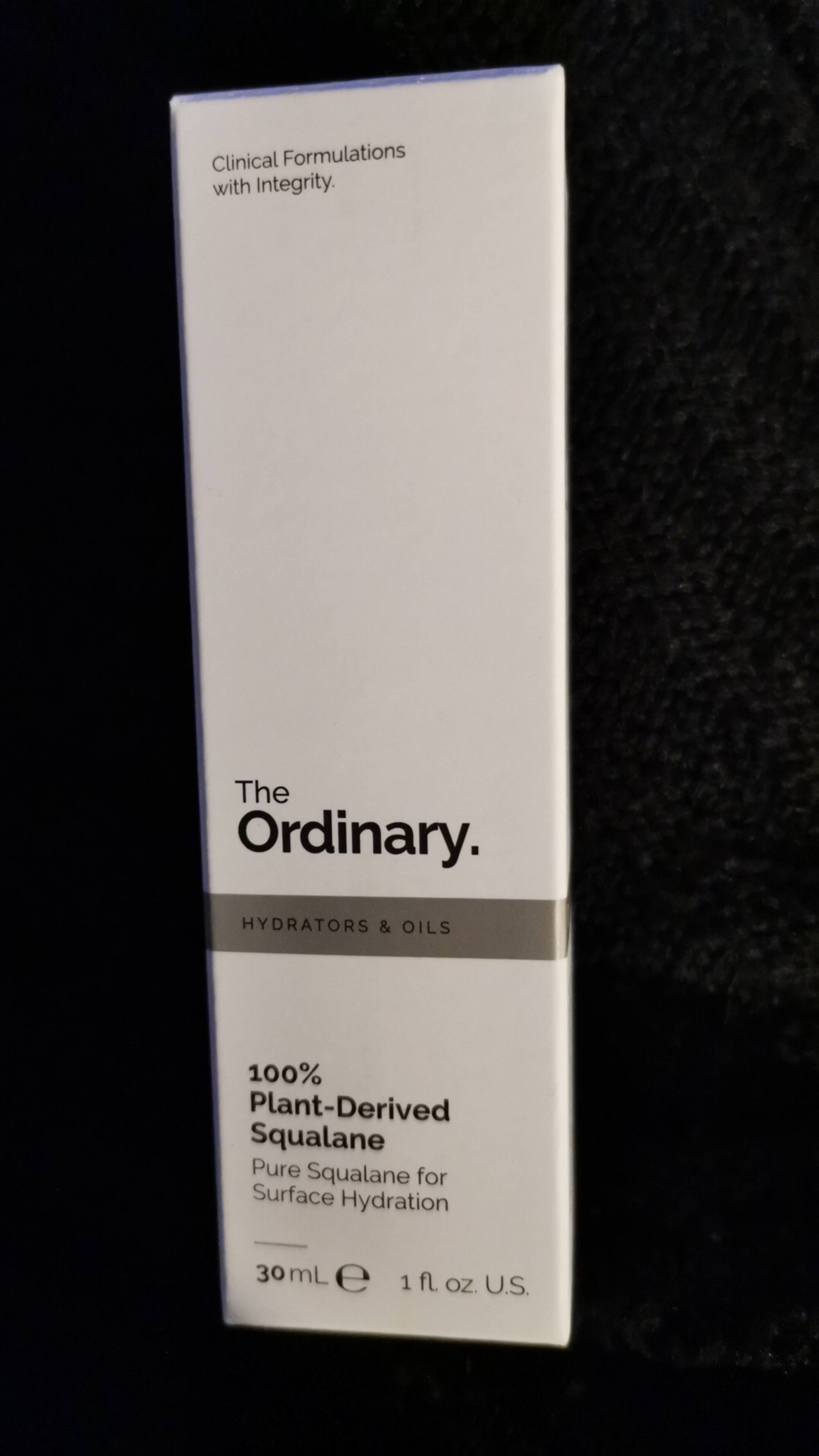THE ORDINARY - Pure squalane for surface hydration