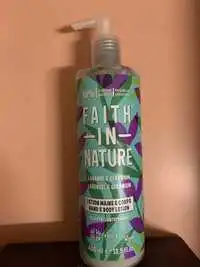 FAITH IN NATURE - Lavande & Géranium - Lotion mains & corps