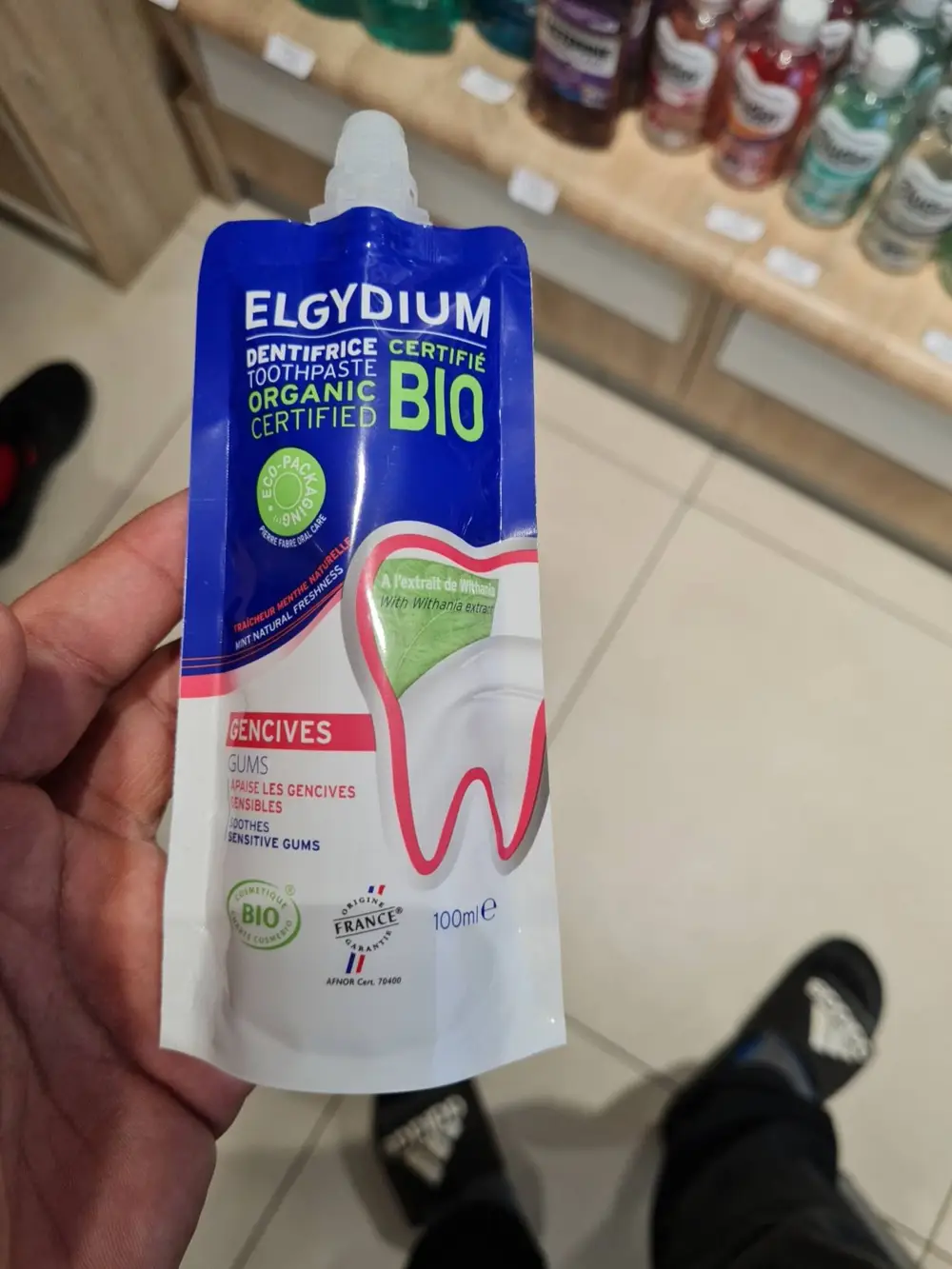 ELGYDIUM - Dentifrice certifié bio