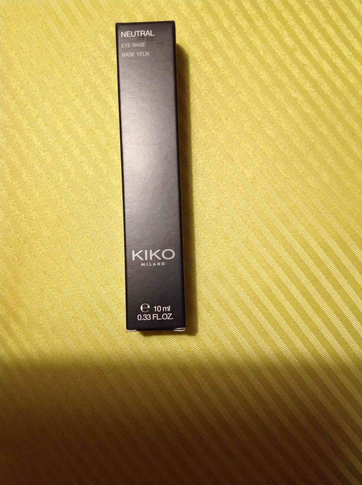 KIKO - Neutral - Base yeux