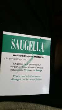 SAUGELLA - Antiseptique naturel - 10 Lingettes hygiène intime