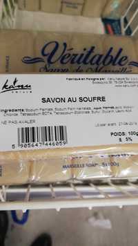 KANU - Véritable savon de Marseille - Savon au souffre