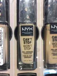NYX - Can't stop won't stop - Fond de teint couvrant
