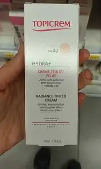 TOPICREM - Hydra+ - Crème teintée éclat light SPF40