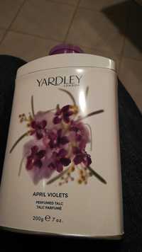 YARDLEY - April violets talc parfumé