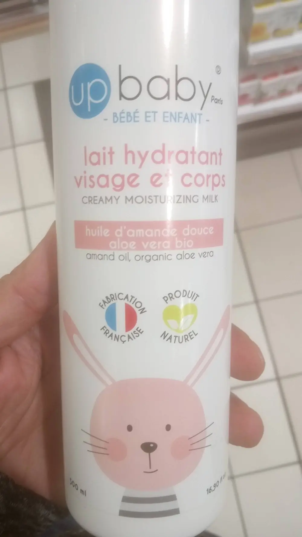 UP BABY - Bébé et Enfant - Lait hydratant visage et corps