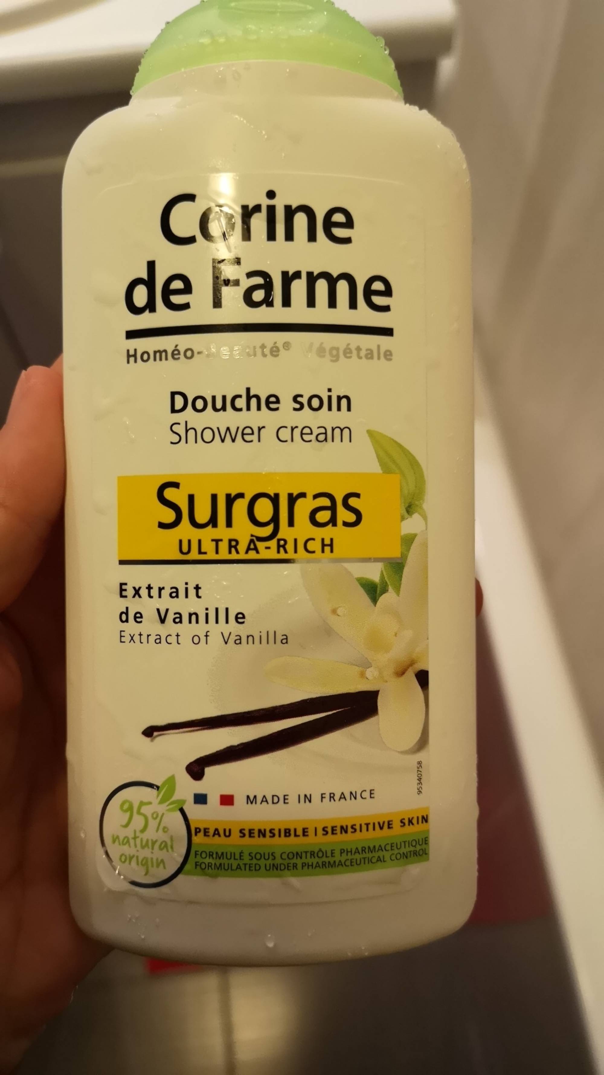 CORINE DE FARME - Douche soin surgras extrait de vanille