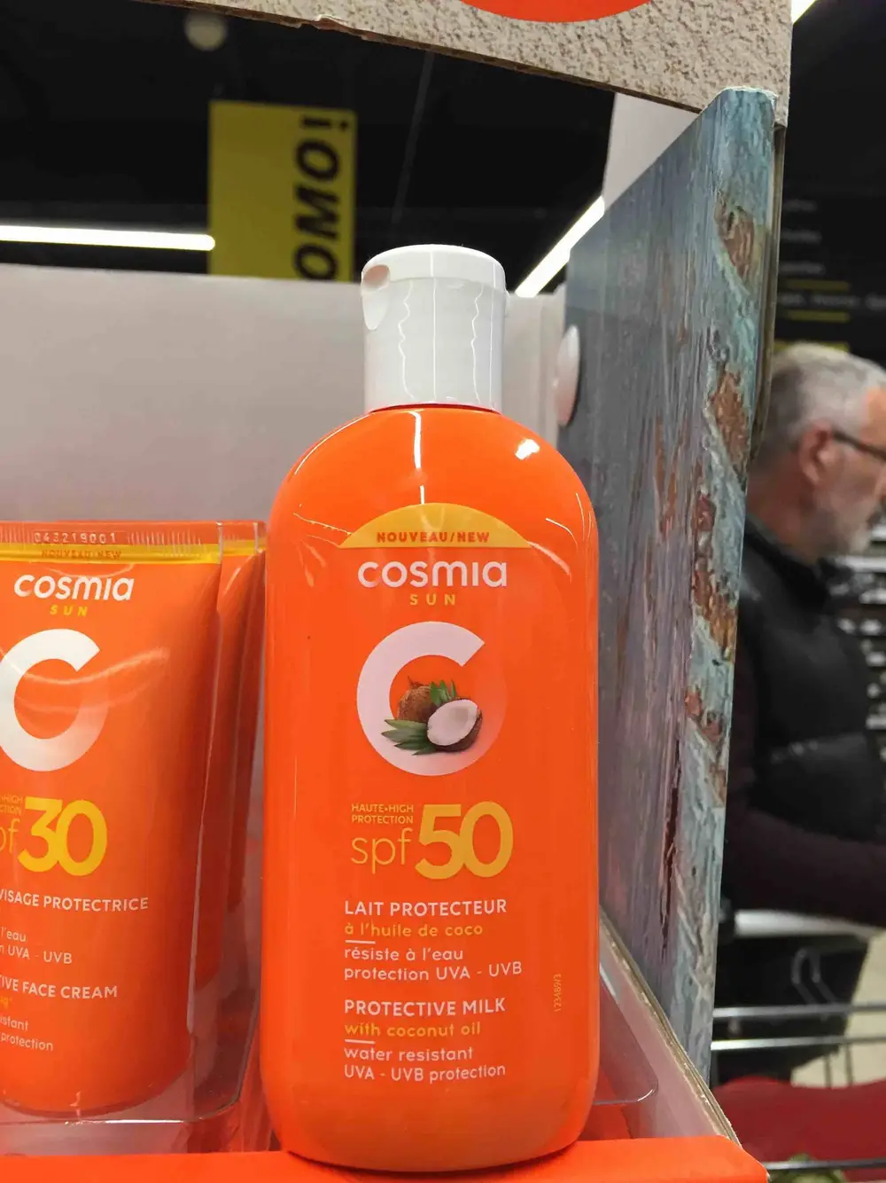 COSMIA - Sun - Lait protecteur à l'huile de coco SPF 50